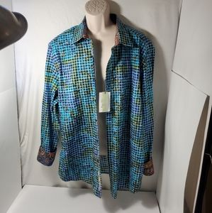 Robert Graham Mens Dress Shirt Long Sleeve New 4XL